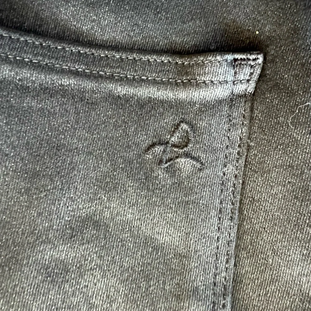 DL1961 Chrissy Ankle pants Jeans Ultra High Rise skinny graphite black 27 - Picture 7 of 11